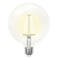 Лампа светодиодная LED-G125-15W/3000K/E27/CL PLS02WH Sky прозр. картон Uniel UL-00004860