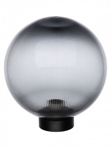 Светильник НТУ 03- 60-256 шар d=250 мм IP54 (дымчатый призма ПММА, основание плоское ПК, Е27) TDM фото 2