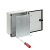 Панель монтажная для цельного навесного шкафа из фибергласа 400х300мм метал. DKC CN5043MP