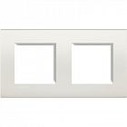 Рамка 2-м LivingLight прямоугол. бел. Leg BTC LNA4802M2BI