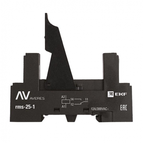 Разъем для реле РM slim 25/1 AVERES EKF rms-25-1 фото 2