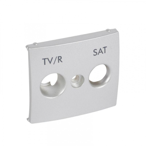 Накладка TV-FM-SaT Valena алюм. Leg 770186