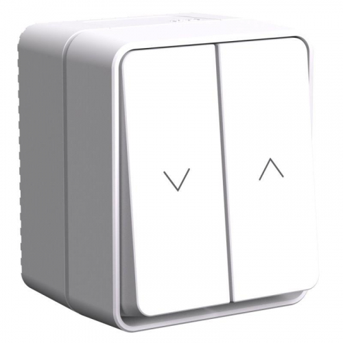 Выключатель для жалюзи 2-кл. ОП AtlasDesign PROFI 10А IP54 бел. SE ATN540119 фото 2