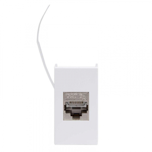 Розетка компьютерная 1-м 1мод. Viva RJ45 кат.6A бел. DKC 45078