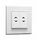 Переключатель 2-кл. СП Karea 10А IP20 бел. Makel 56001026