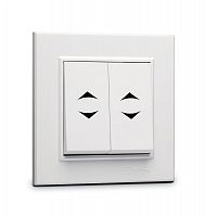 Переключатель 2-кл. СП Karea 10А IP20 бел. Makel 56001026