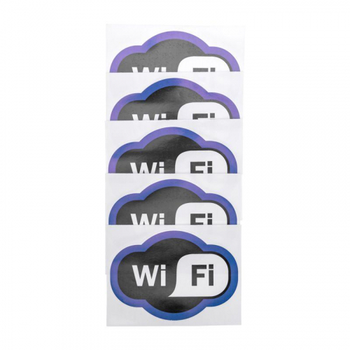 Наклейка информационный знак "Зона Wi-Fi" 150х200мм Rexant 56-0017 фото 2