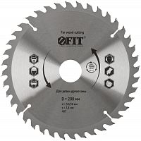 Диск пильный для циркулярных пил по дереву 200х32/30х40T FIT 37749