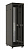 Шкаф TTB-4781-DD-RAL9004 напол. 19дюйм 47U 2277х800х1000мм передн. и задн. распашные перфор. двери (75%) ручка с замком крыша нового типа (RAL 9004) (разобранный) черн. Hyperline 392700