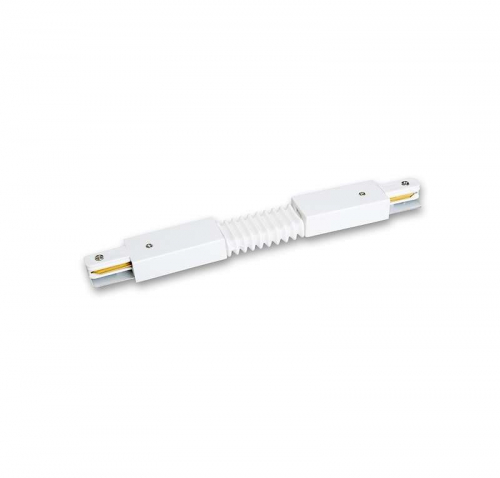 Коннектор гибкий F-образный PTR CF-WH накладной/подвесной шинопровод бел. Pro JazzWay 5014749