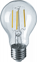Лампа светодиодная 80 538 NLL-F-A60-10-230-2.7K-E27 прозрачная 220-240В NAVIGATOR 80538