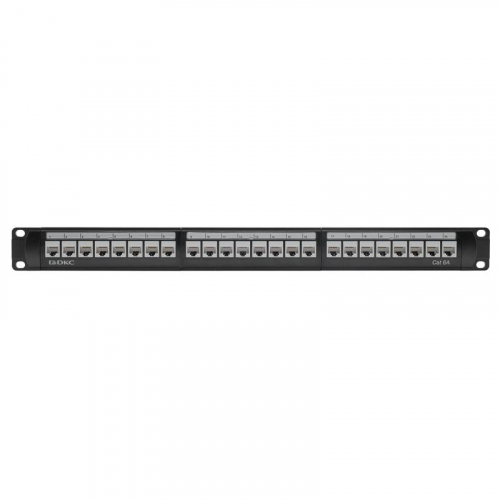 Патч-панель 19дюйм 1UCAT6А 24 модуля RJ45 неэкранированная DKC RN6APPU24 фото 3
