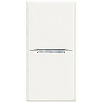 Кнопка 10А Axolute бел. Leg BTC HD4005A
