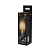 Лампа светодиодная филаментная Black Filament 7Вт свеча 2700К тепл. бел. E14 550лм GAUSS 103801107