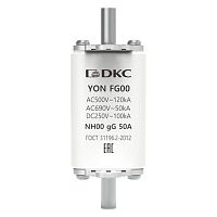 Предохранитель YON ножевого типа FG00 с одинарной индикацией 50А DKC 1FG00-0050