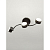 Светильник Vanessa 7074-703 15Вт 3хGX53 настен./потолочн. спот поворотн. Rivoli Б0069922