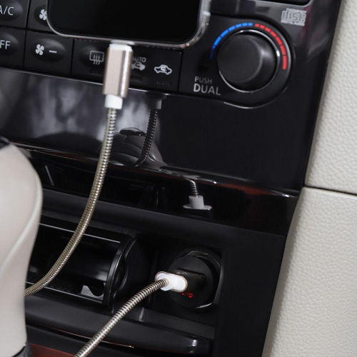 Автозарядка в прикуриватель USB (АЗУ) (5В 1000mA) черн. Rexant 18-1920