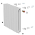 Радиатор дизайн Shift Q30 VC2050 24 секц. RAL9016 Royal Thermo НС-1631296