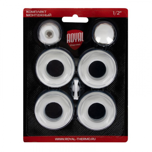 Комплект монтажный 1дюймх3/4дюйм бел. Royal Thermo НС-1490685 фото 8