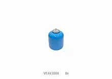 Гидроаккумулятор вертикальный AV 8л (90шт/пал) син. VALFEX VF.AV.0008