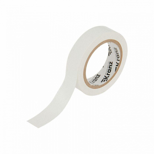 Изолента ПВХ 0.13х15мм 10м бел. (уп.10шт) Kranz KR-09-2001 фото 3