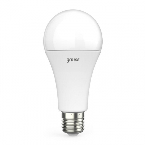 Лампа светодиодная Black 22Вт A70 грушевидная 4100К нейтр. бел. E27 2000лм GAUSS 102502222 фото 3