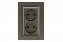 Розетка 2-м СП Karea 16А IP20 с/з зел. Makel 56052082