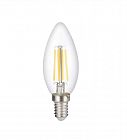 Лампа светодиодная филаментная PLED OMNI 8Вт C35 4000К нейтр. бел. E14 230В/50Гц CL JazzWay 5020757
