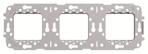 Суппорт стальной на 3 поста без монтажных лапок ABB 2CLA227390N1001