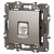 Розетка компьютерная Elegance 14-3107-16 RJ45 титан Эра Б0065764