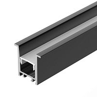 Профиль SL-COMFORT-2322-F-2000 ANOD BLACK L2000 алюм. Arlight 031771