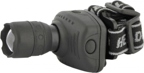 Фонарь налобный LED 5354 1Вт LED ZOOM 3 режима 3хR03 сер. Ultraflash 11549 фото 4