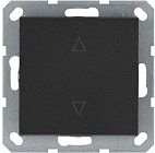 Выключатель для жалюзи 1-кл. 10А IP20 механизм антрацит Jasmart G3018B
