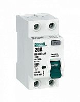 Выключатель дифференциального тока 2P 20А 100мА тип A 6кА УЗО-03 SchE 14270DEK