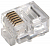 Разъем телефонный Rj-11 (6P6C) пакет (уп.5шт) PROCONNECT 05-1013-9