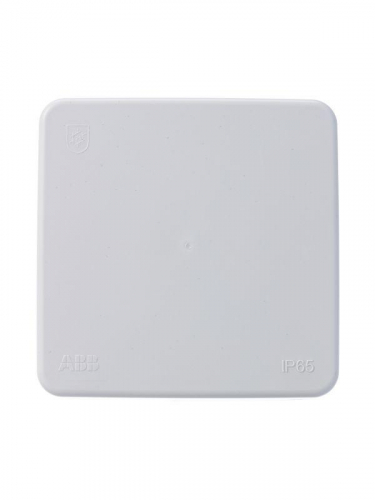 Коробка разветвительная квадратная 104х104мм IP65 бел. ABB 2TKA140002G1 фото 4