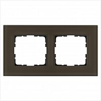 Рамка 2-м G-Glass стекло каперсовый Jasmart G1002GT