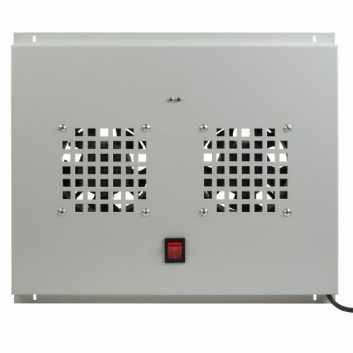 Модуль вентиляторный потолочный с 2-мя вентиляторами без термостата для шкафов Standart с глубиной 600мм Rexant 04-2600 фото 5