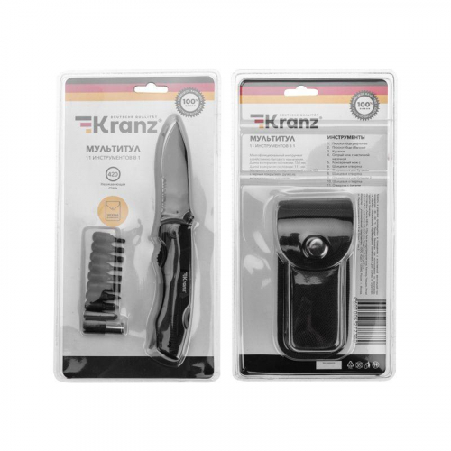 Мультитул 11 в 1 154мм Kranz KR-12-4944-2 фото 8