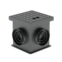 Колодец контрольный KK200-200-200 AURAFORT с крышкой 200х200х200мм ABS-пластик КМ MA0432