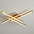 Светильник Twiks 80Вт 3000-7000К IP20 потолочн. Freya FR6198CL-L88G