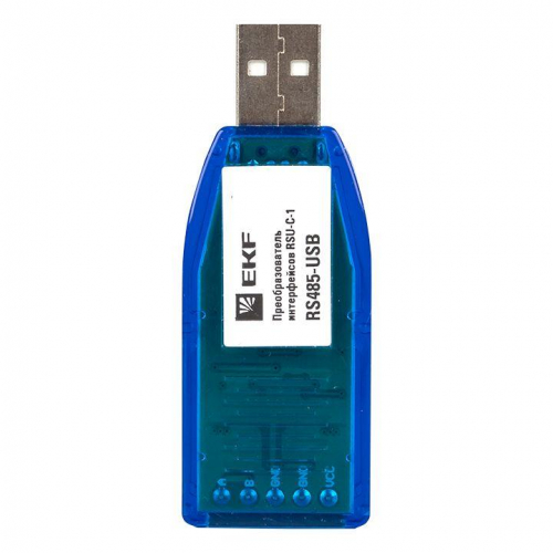 Преобразователь интерфейсов RSU-C-1 RS485-USB PROxima EKF RSU-C-1 фото 5