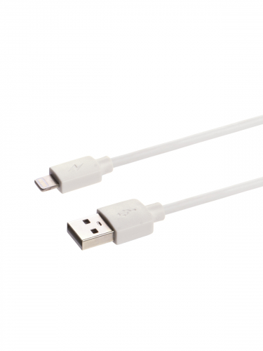 Дата-кабель, ДК 6, USB - Lightning, 1 м, белый, TDM фото 3