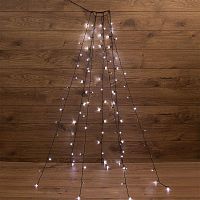 Гирлянда светодиодная елочная с кольцом 7 нитей х1.5м 105LED бел. 5.5Вт 220-240В IP20 не соединяемая Neon-Night 235-075