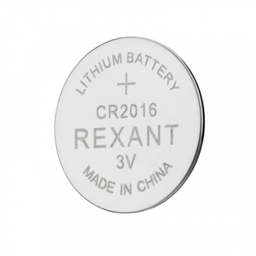Элемент питания литиевый CR2016 3В (блист.5шт) Rexant 39-1106 фото 3