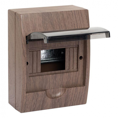 Щит ЩРН-П-6 IP41 темное дерево PROxima EKF pb40-n-6-dark фото 2