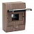 Щит ЩРН-П-6 IP41 темное дерево PROxima EKF pb40-n-6-dark