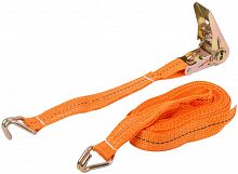 Ремень для крепления груза храповый механизм лента 25ммх5м 800/1600кг FIT 64915