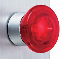 Головка для кнопки 22мм красн. с подсветкой SchE ZB4BW643