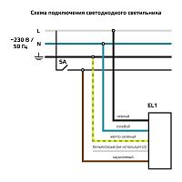 Светильник светодиодный MiR 35Вт 4000К CRI90 IP40 3850лм 1195х295х50 офисный опал с БАП GAUSS G1-A0-00350-01GA2-4003540